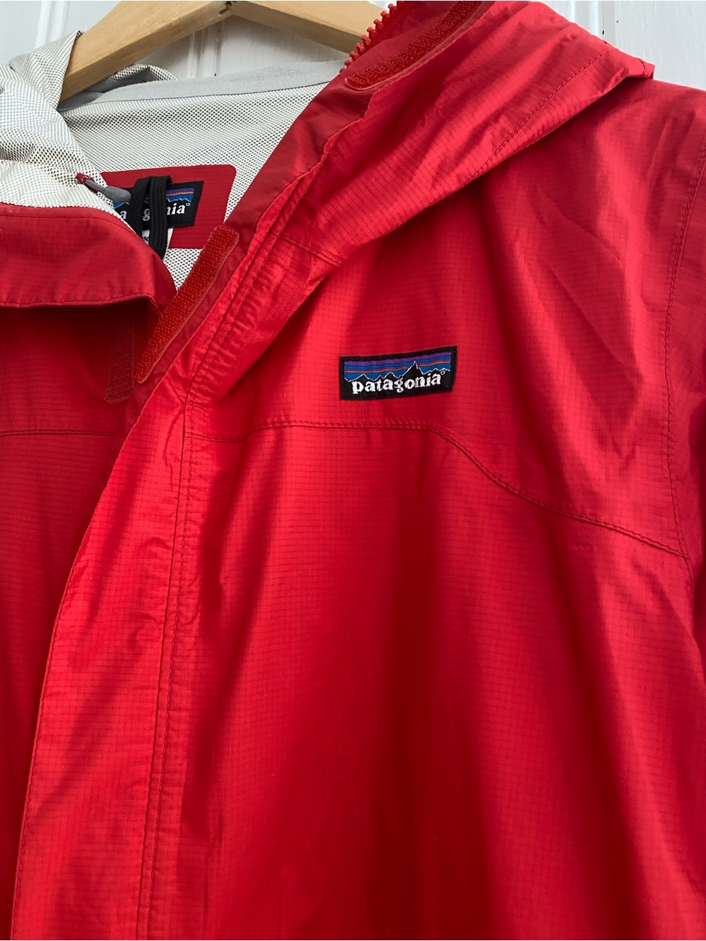 PATAGONIA h2no red rain jacket size women’s large - Picture 2 of 14